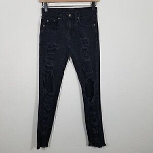 Carmar Super Distressed‎ Skinny Jeans Size 23